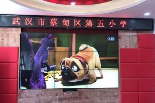 武漢市蔡甸第五小學顯示屏